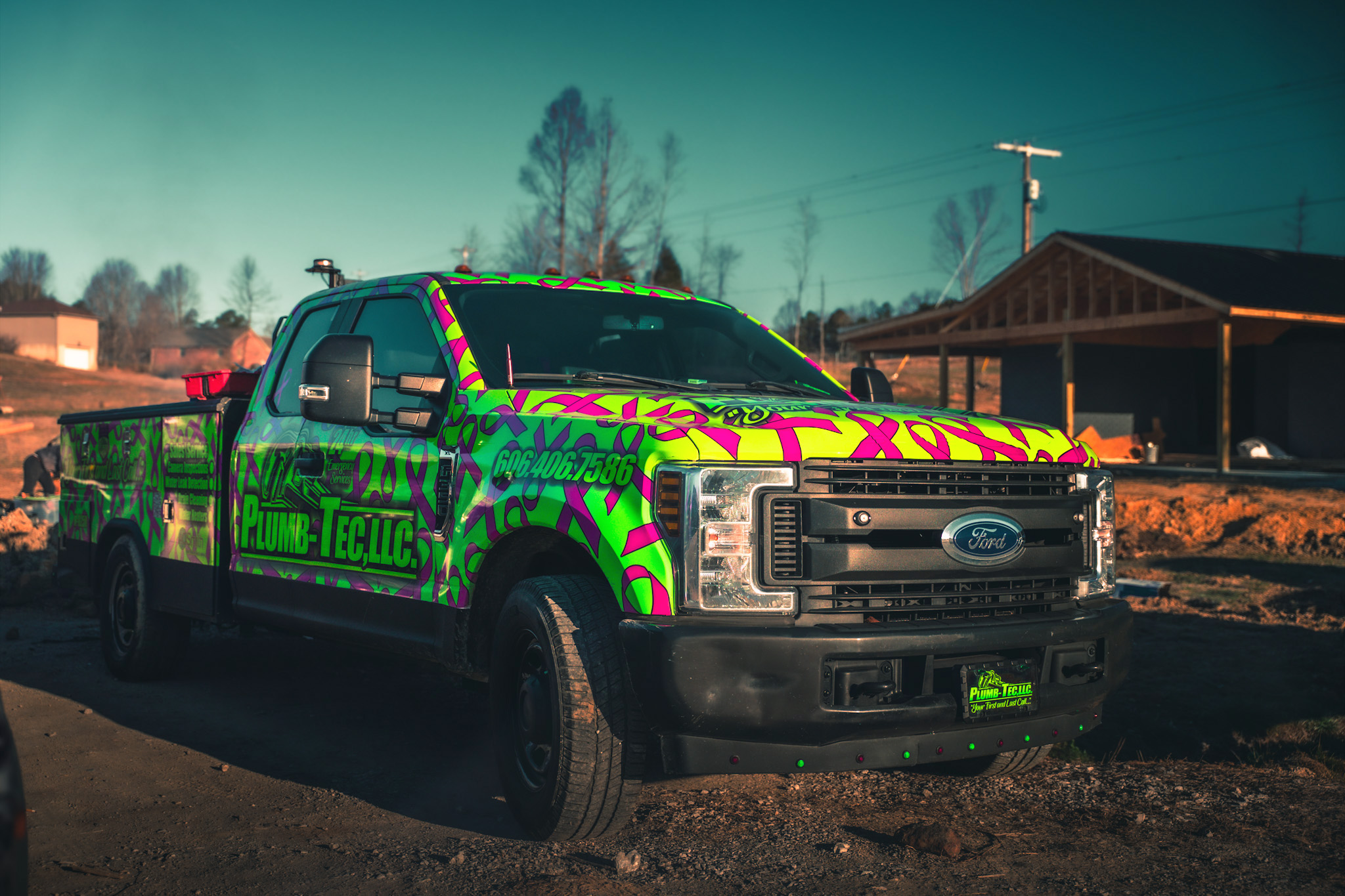 Plumb-Tec work truck